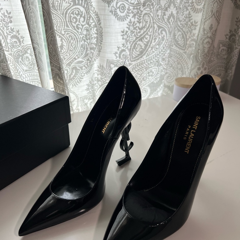 Saint Laurent Black Opyum 110 YSL Heel - Picture 3 of 6